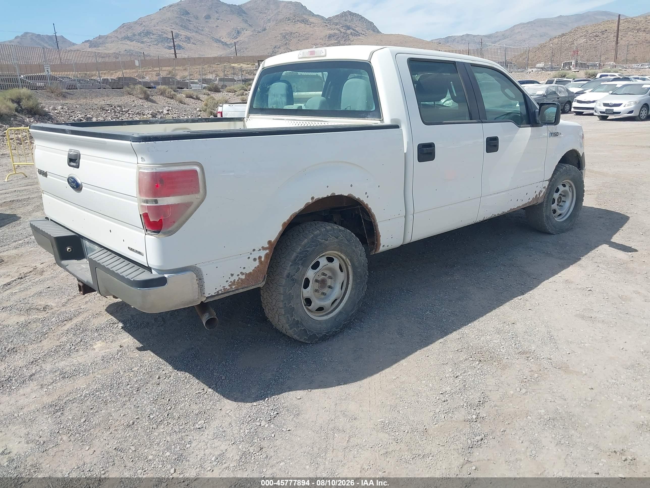 2013 Ford F-150 Xl White vin: 1FTFW1EFXDKF05467