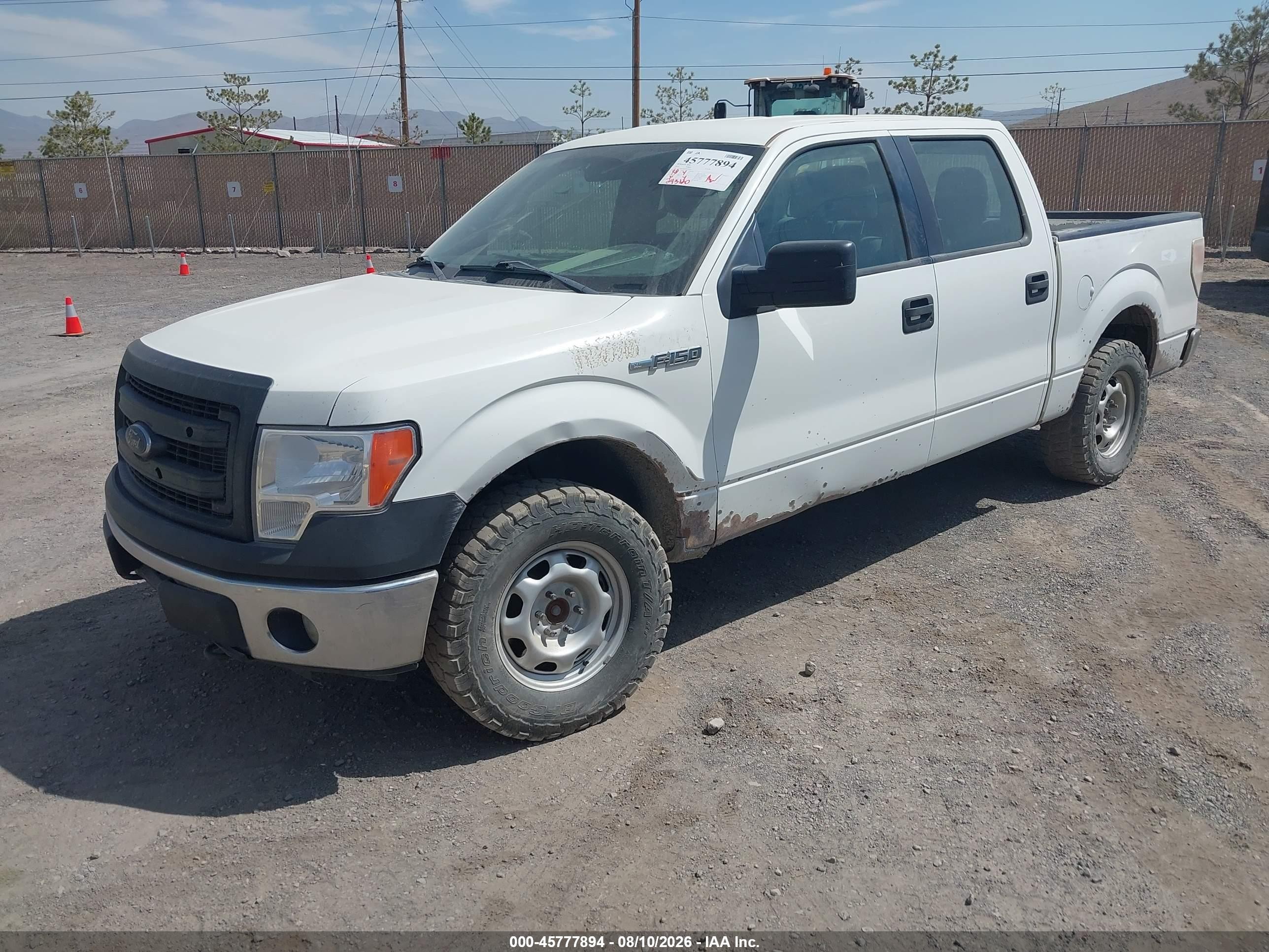 2013 Ford F-150 Xl White vin: 1FTFW1EFXDKF05467