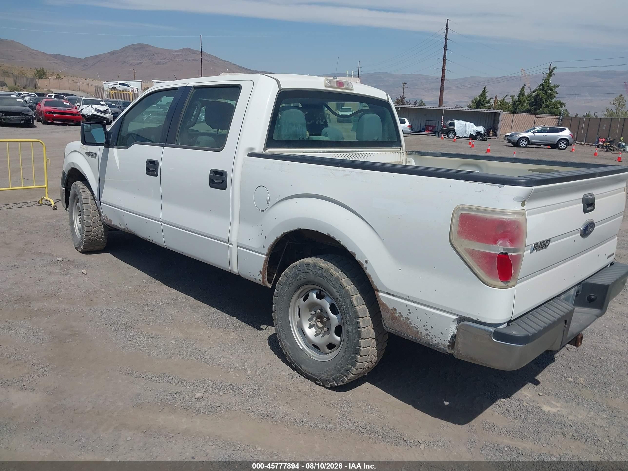2013 Ford F-150 Xl White vin: 1FTFW1EFXDKF05467