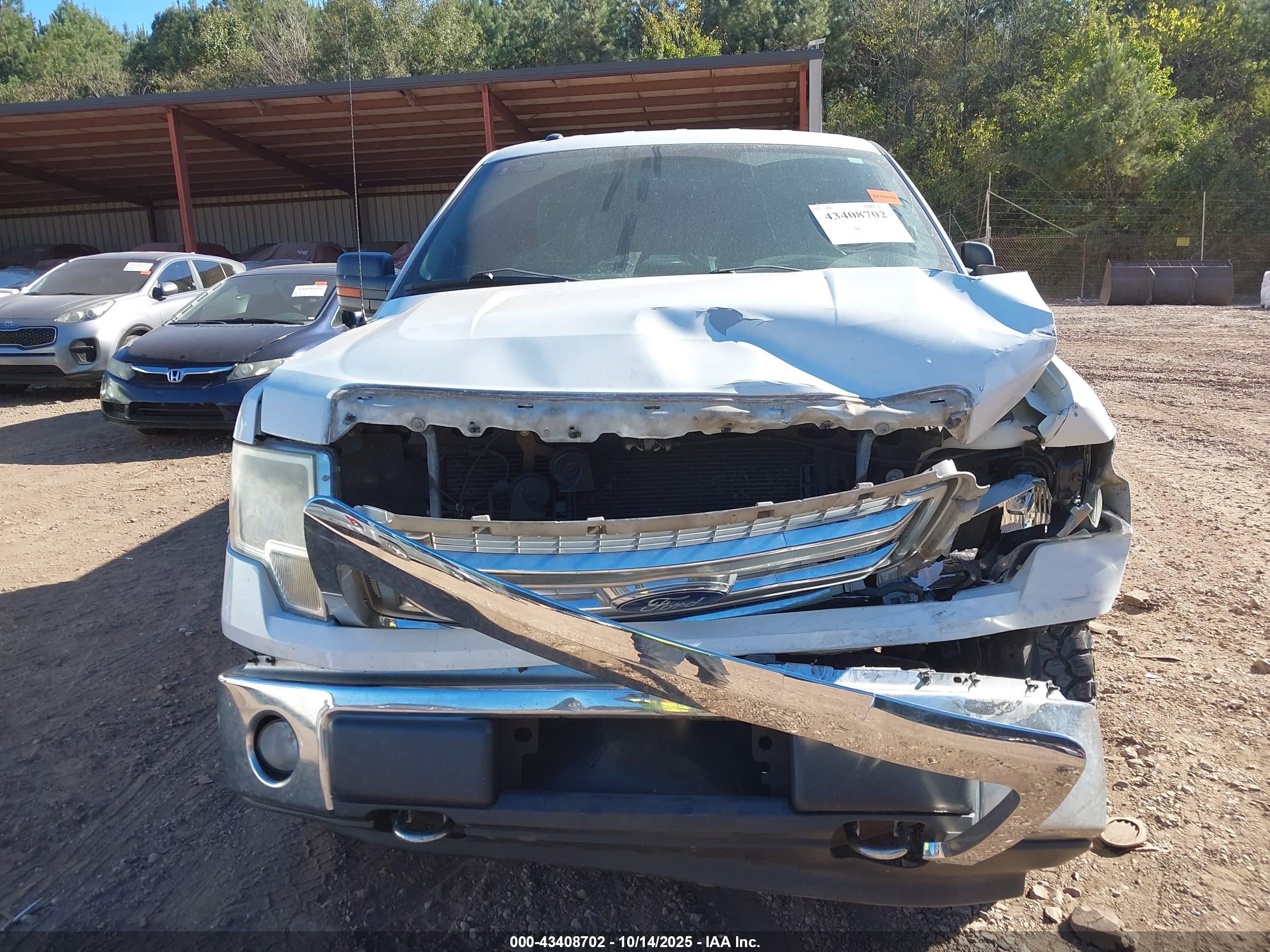 2013 Ford F-150 Xlt White vin: 1FTFW1EFXDKG26631