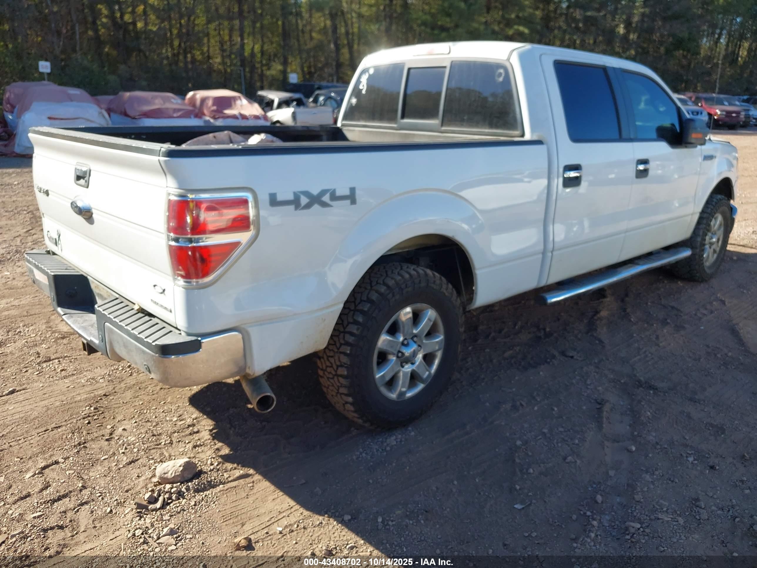 2013 Ford F-150 Xlt White vin: 1FTFW1EFXDKG26631