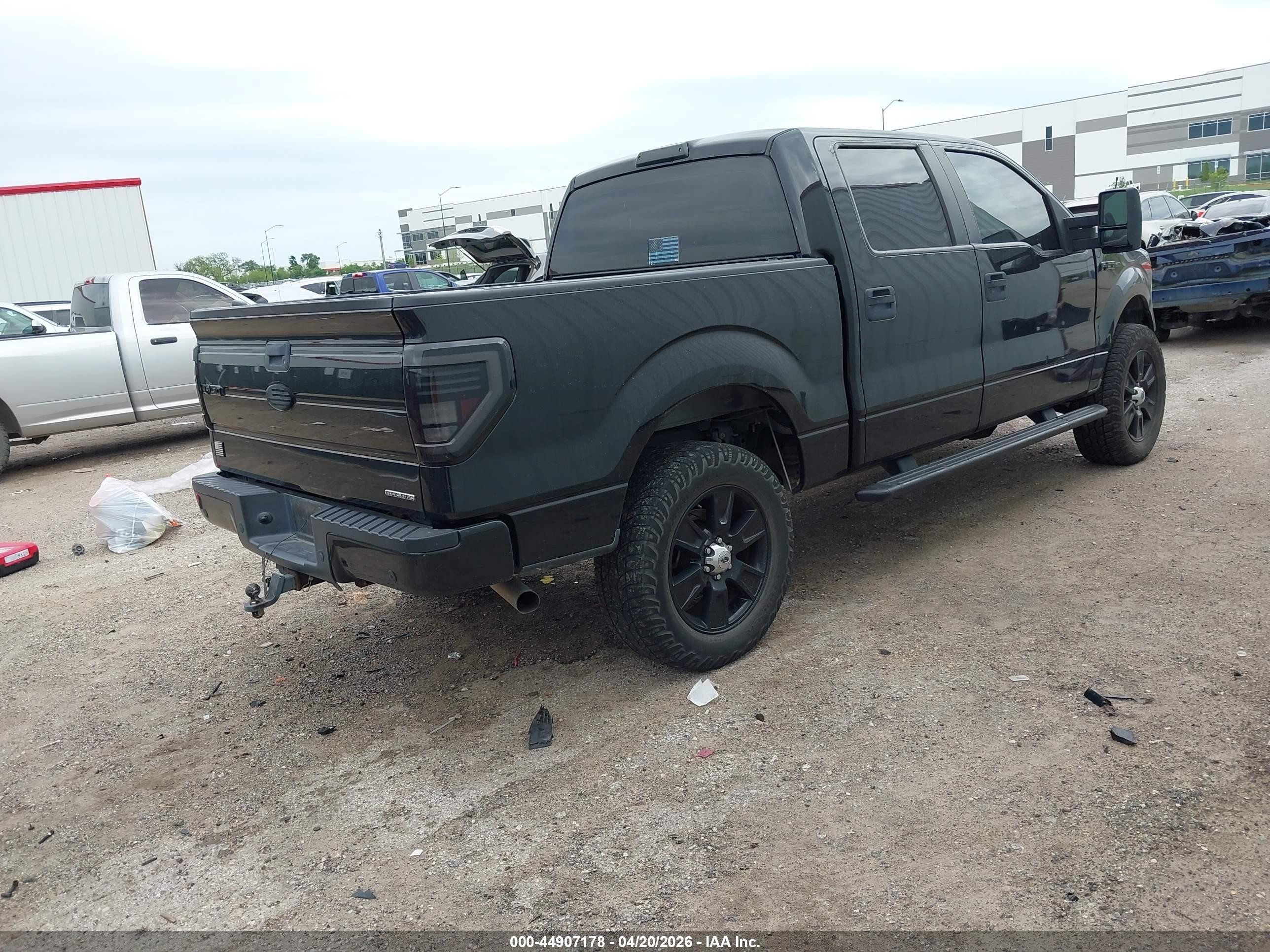 2014 Ford F-150 Stx Black vin: 1FTFW1EFXEFA11247