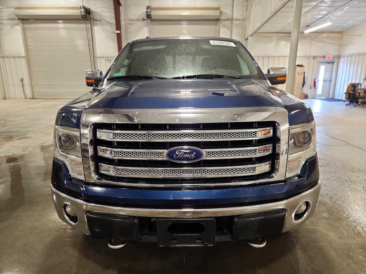 2014 Ford F150 Supercrew Blue vin: 1FTFW1EFXEFB09887