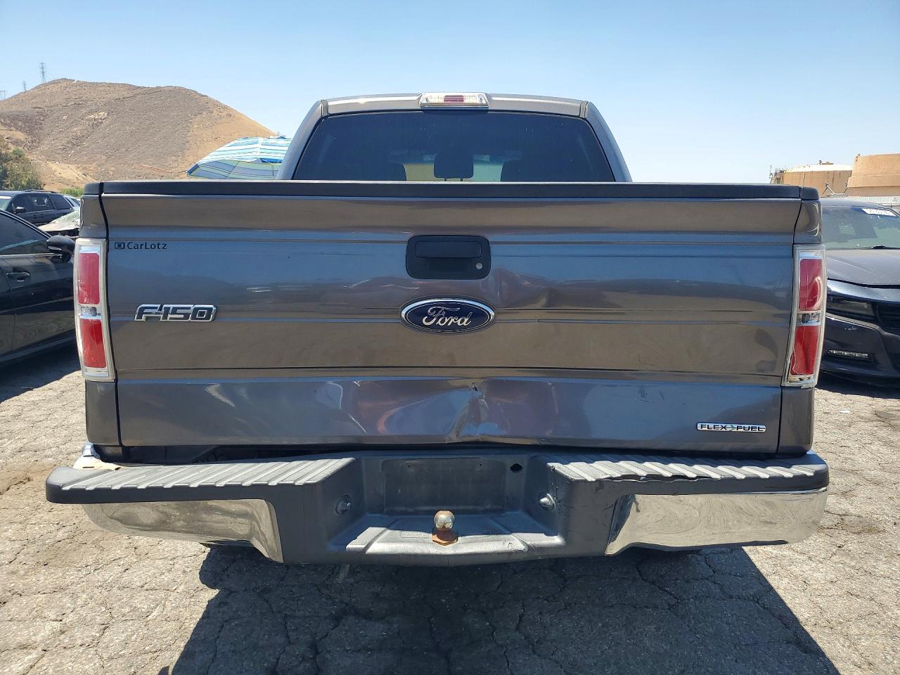 2014 Ford F150 Supercrew Gray vin: 1FTFW1EFXEFB70365