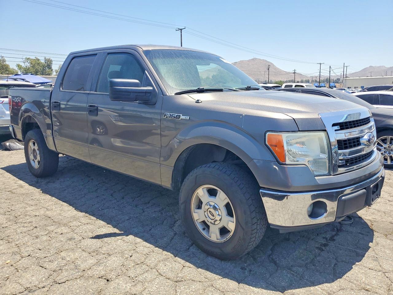 2014 Ford F150 Supercrew Gray vin: 1FTFW1EFXEFB70365