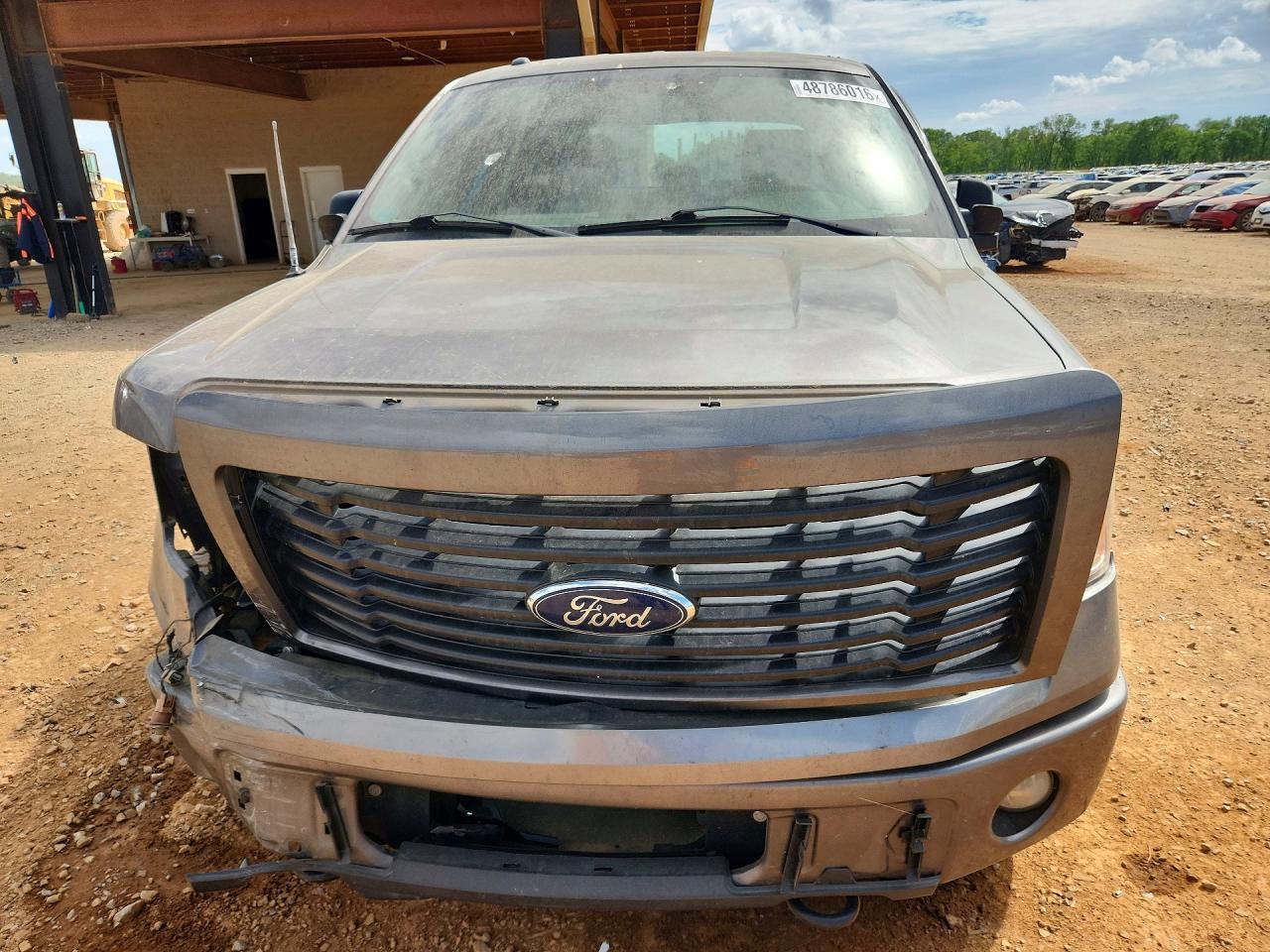 2014 Ford F150 Supercrew Gray vin: 1FTFW1EFXEFC25588