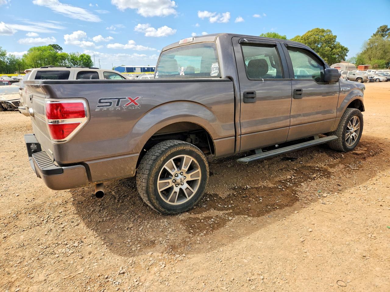2014 Ford F150 Supercrew Gray vin: 1FTFW1EFXEFC25588