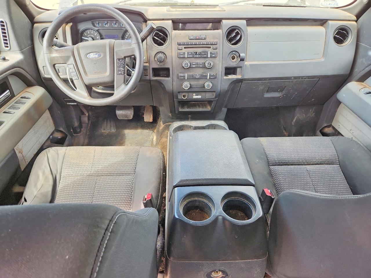 2014 Ford F150 Supercrew Gray vin: 1FTFW1EFXEFC25588
