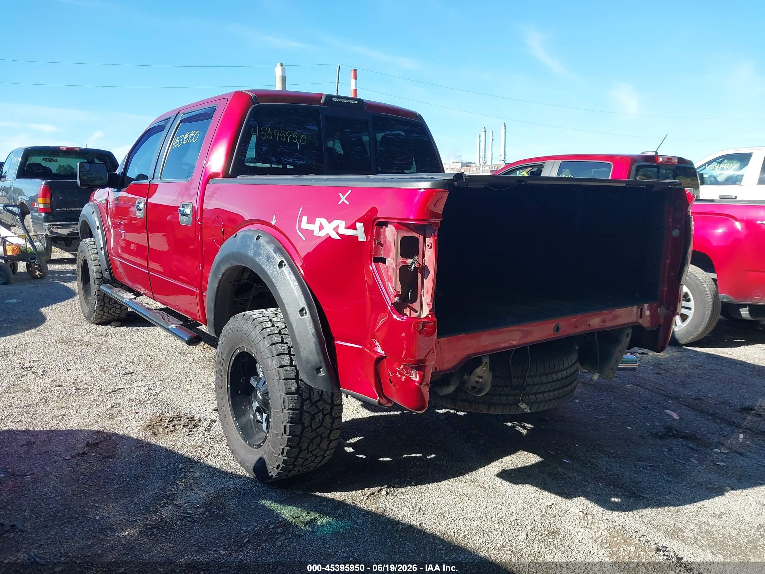 2014 Ford F-150 Xlt Red vin: 1FTFW1EFXEFC29978