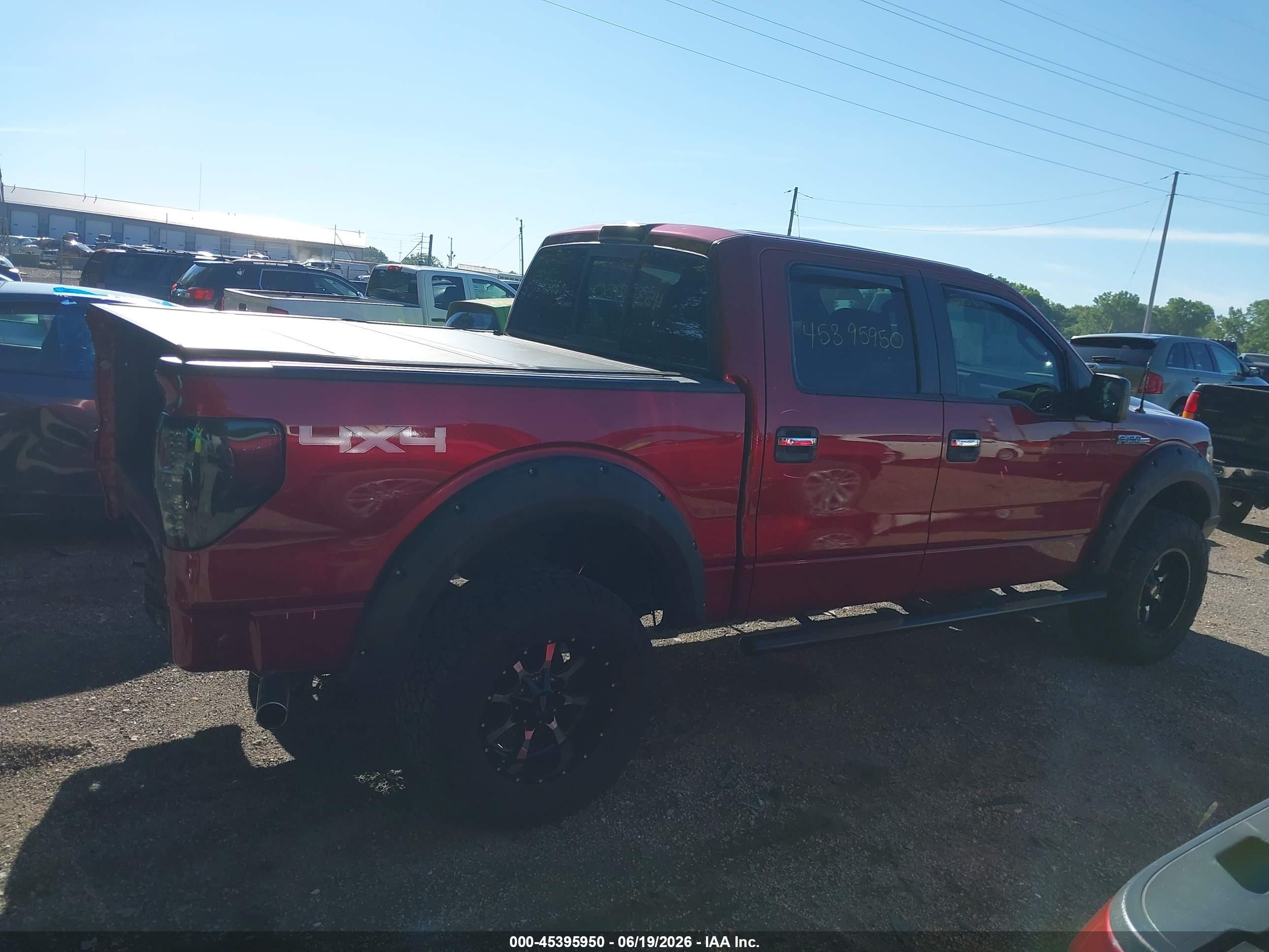2014 Ford F-150 Xlt Red vin: 1FTFW1EFXEFC29978