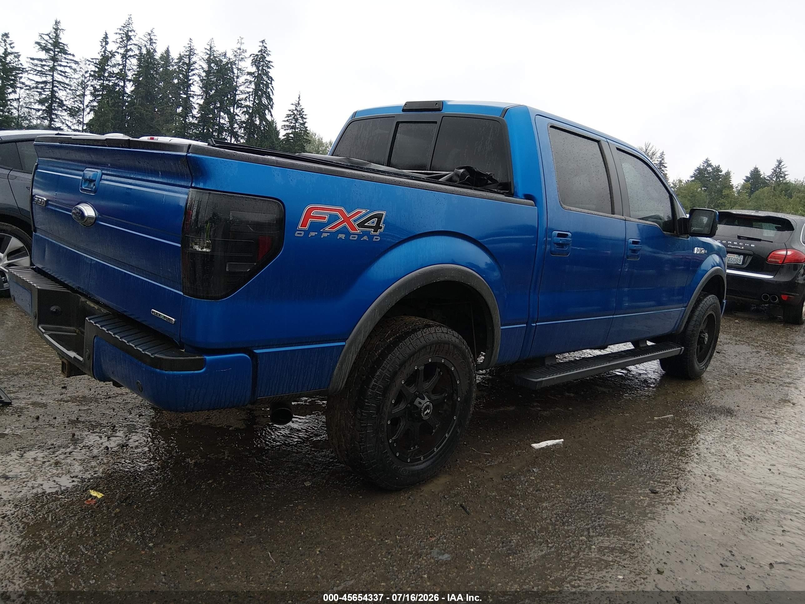 2014 Ford F-150 Fx4 Blue vin: 1FTFW1EFXEFC43153