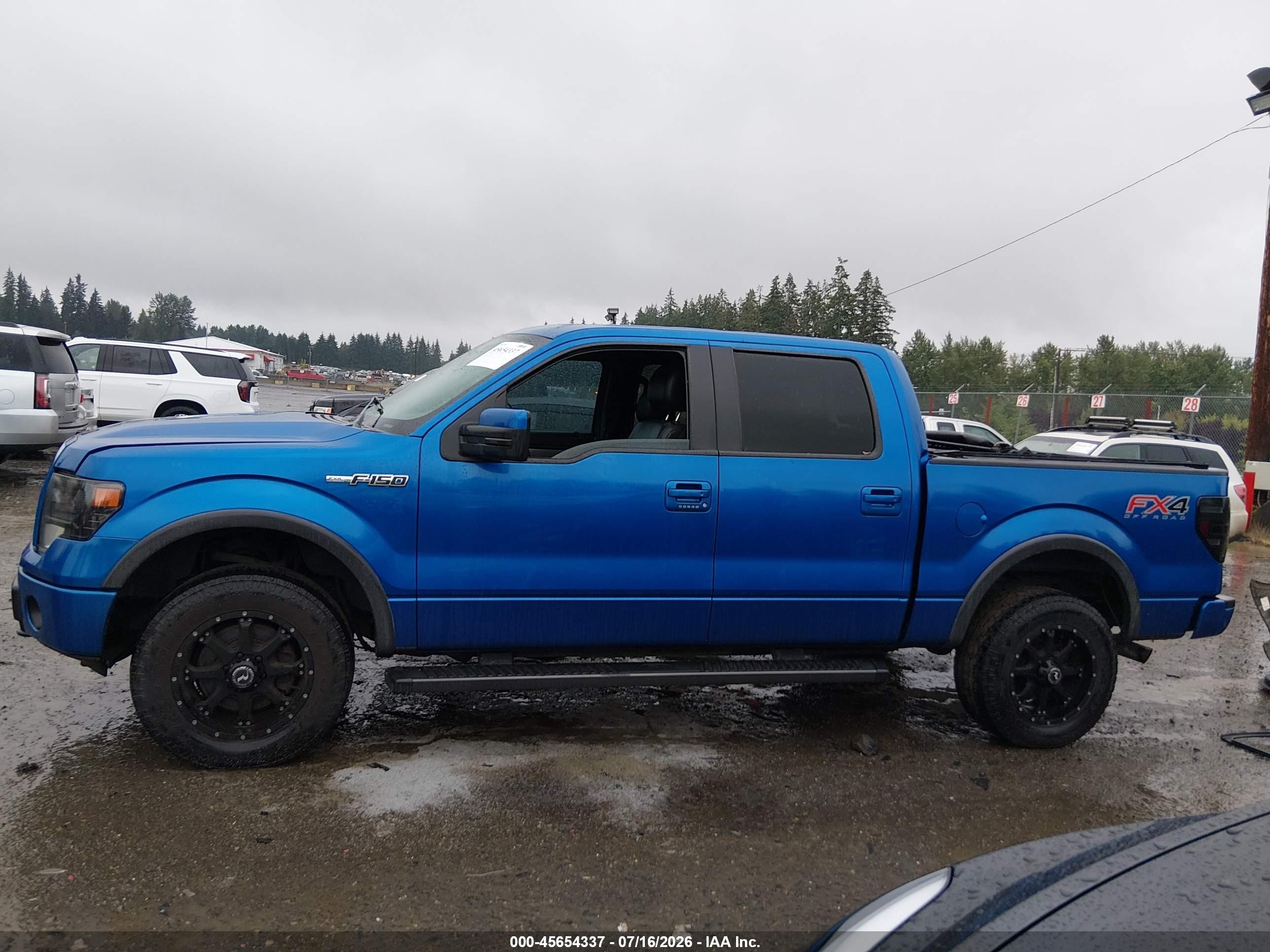 2014 Ford F-150 Fx4 Blue vin: 1FTFW1EFXEFC43153