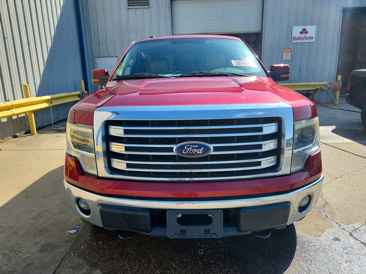 2014 Ford F150 Supercrew Red vin: 1FTFW1EFXEFC61569