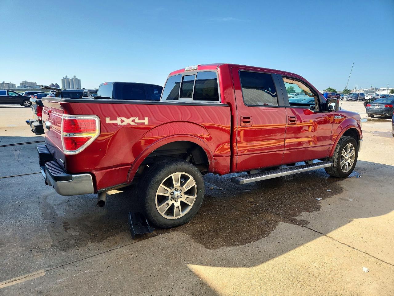 2014 Ford F150 Supercrew Red vin: 1FTFW1EFXEFC61569