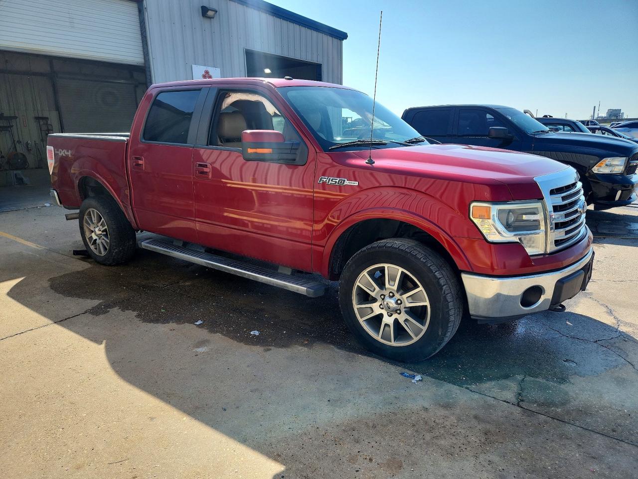 2014 Ford F150 Supercrew Red vin: 1FTFW1EFXEFC61569