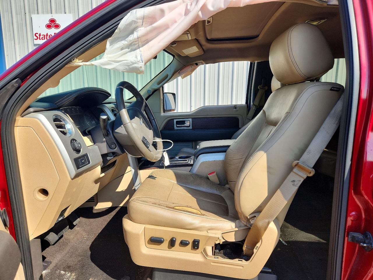 2014 Ford F150 Supercrew Red vin: 1FTFW1EFXEFC61569