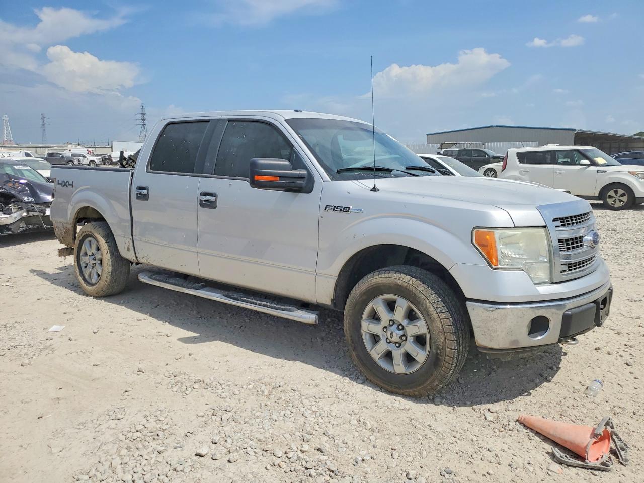 2014 Ford F150 Supercrew Серый vin: 1FTFW1EFXEKD06002