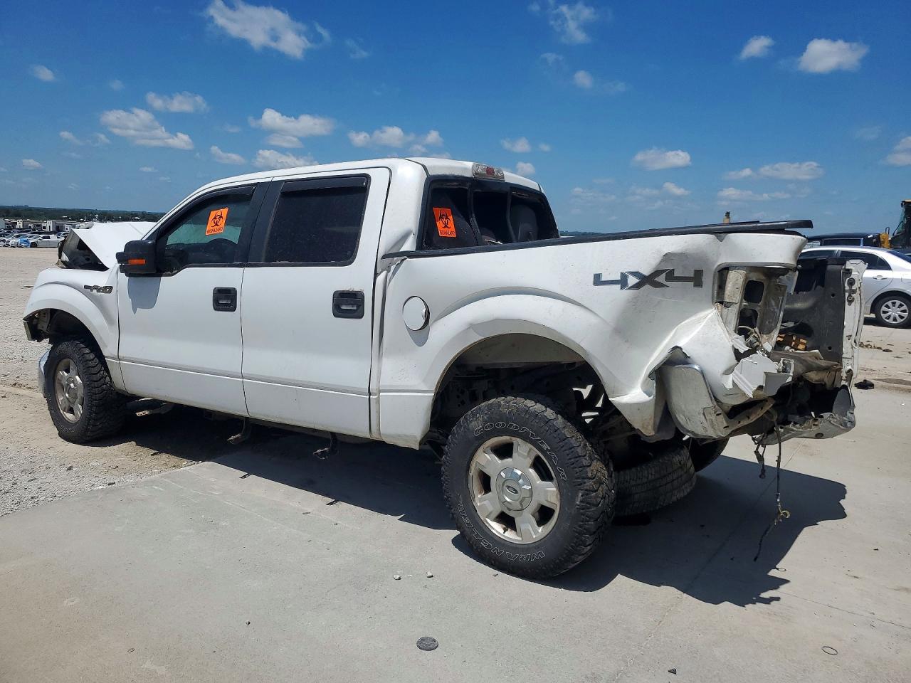 2014 Ford F150 Supercrew White vin: 1FTFW1EFXEKD68905