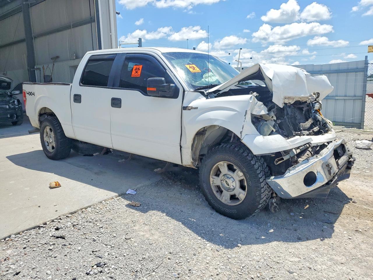 2014 Ford F150 Supercrew White vin: 1FTFW1EFXEKD68905
