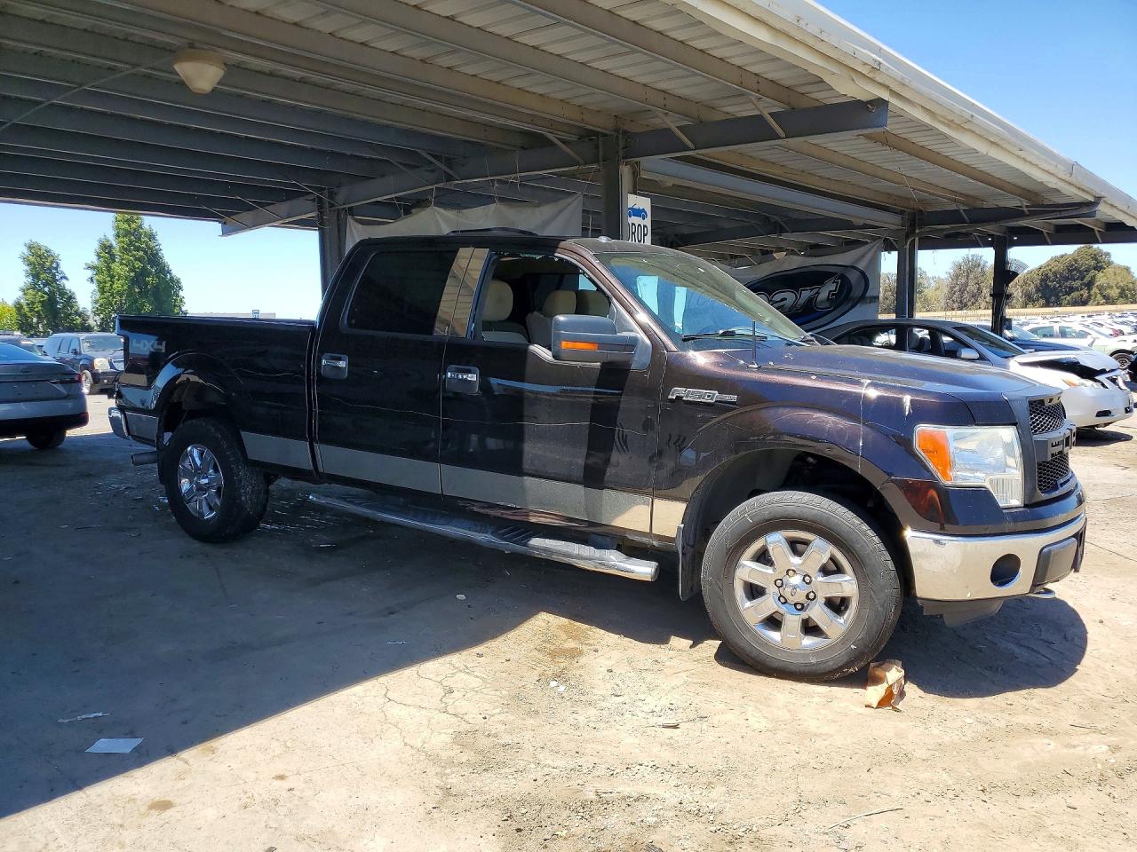 2014 Ford F150 Supercrew Brown vin: 1FTFW1EFXEKD74851