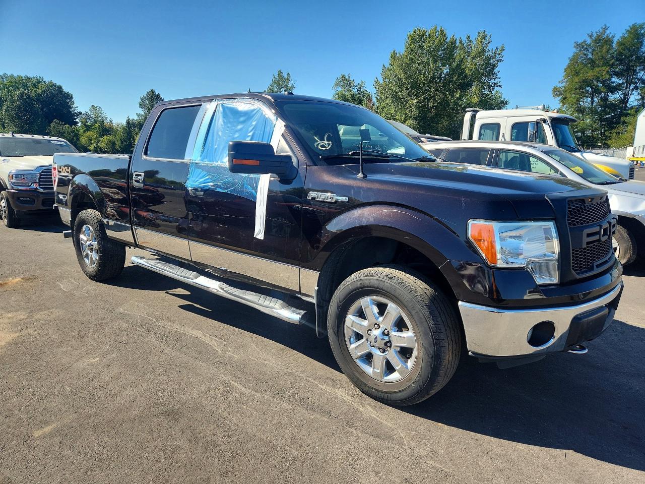 2014 Ford F150 Supercrew Brown vin: 1FTFW1EFXEKD74851