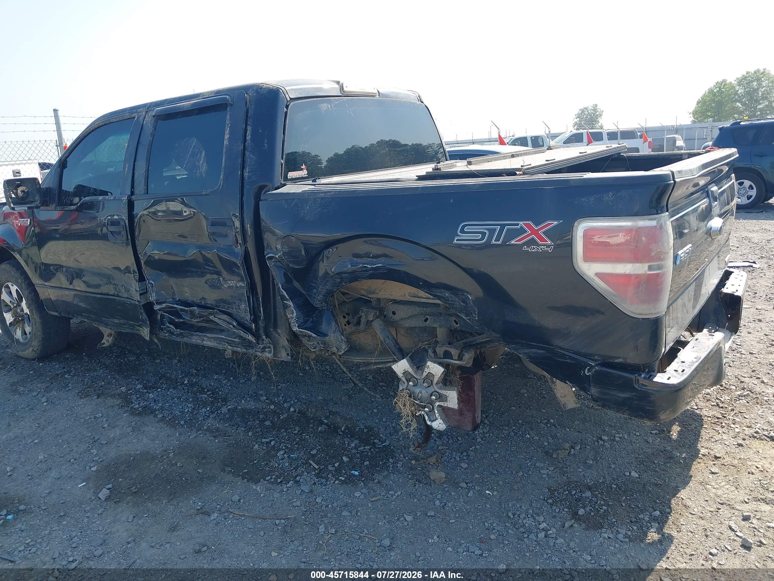 2014 Ford F-150 Stx Black vin: 1FTFW1EFXEKD97644