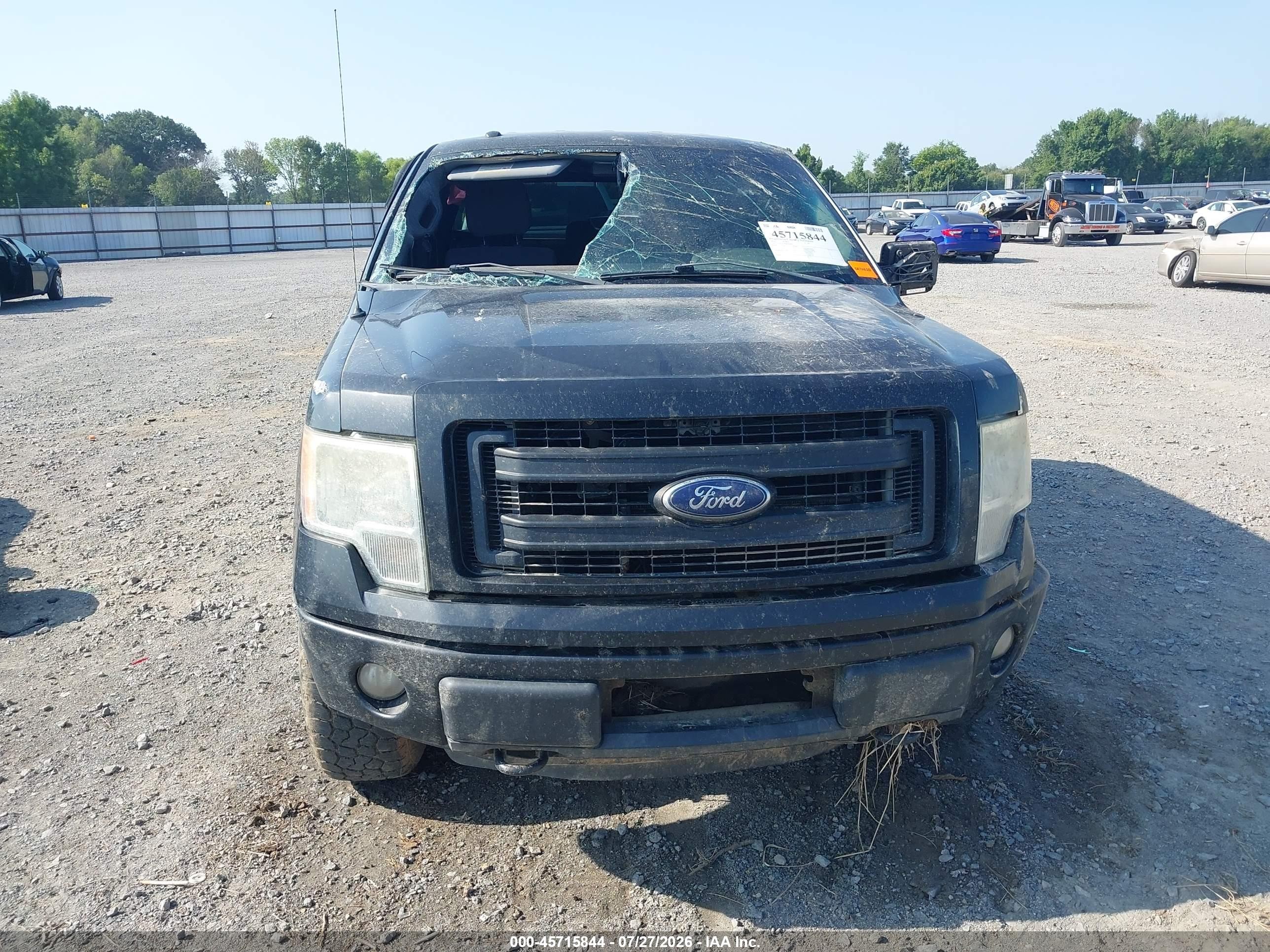 2014 Ford F-150 Stx Black vin: 1FTFW1EFXEKD97644