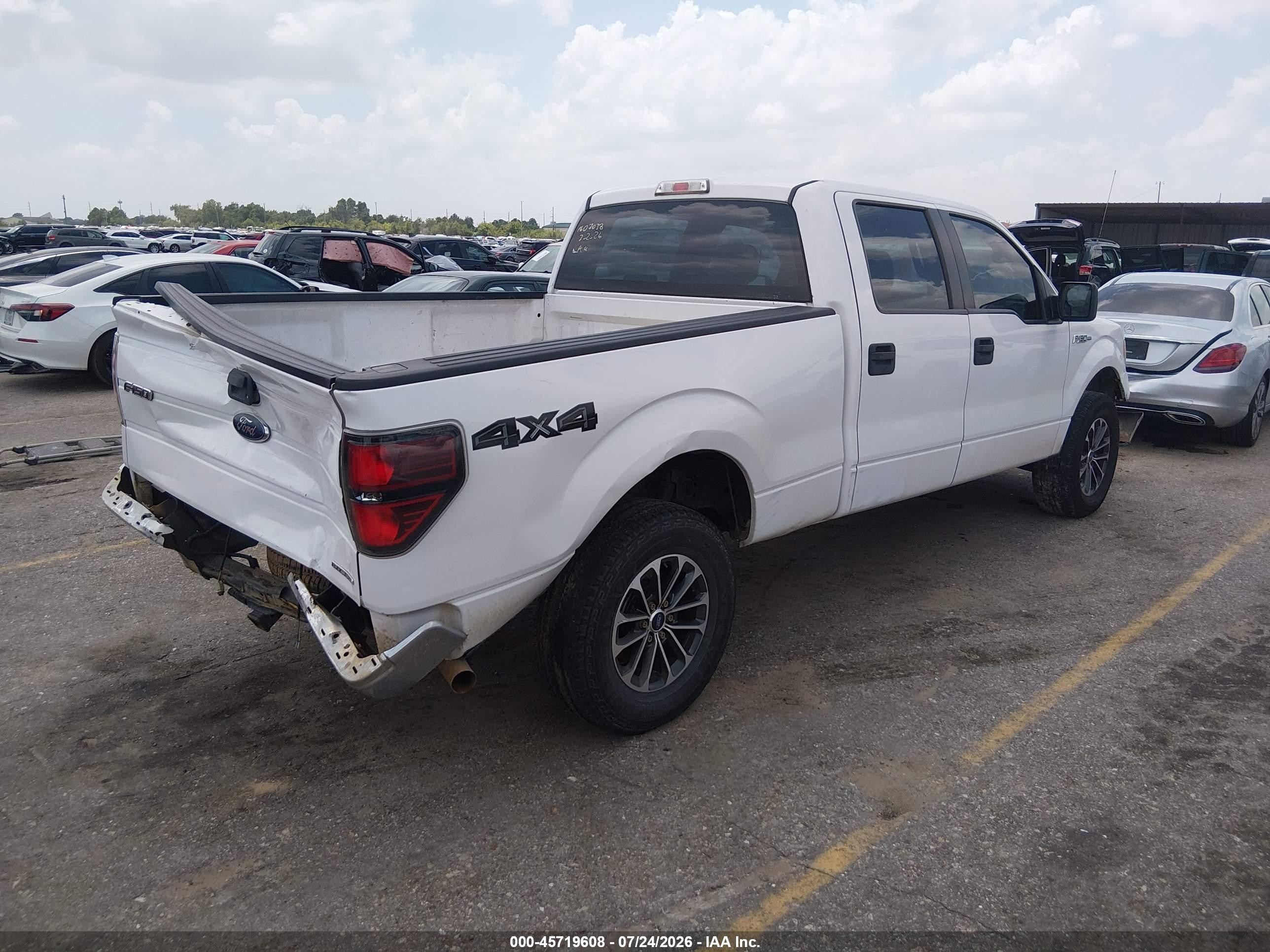 2014 Ford F-150 Xl Белый vin: 1FTFW1EFXEKD99099