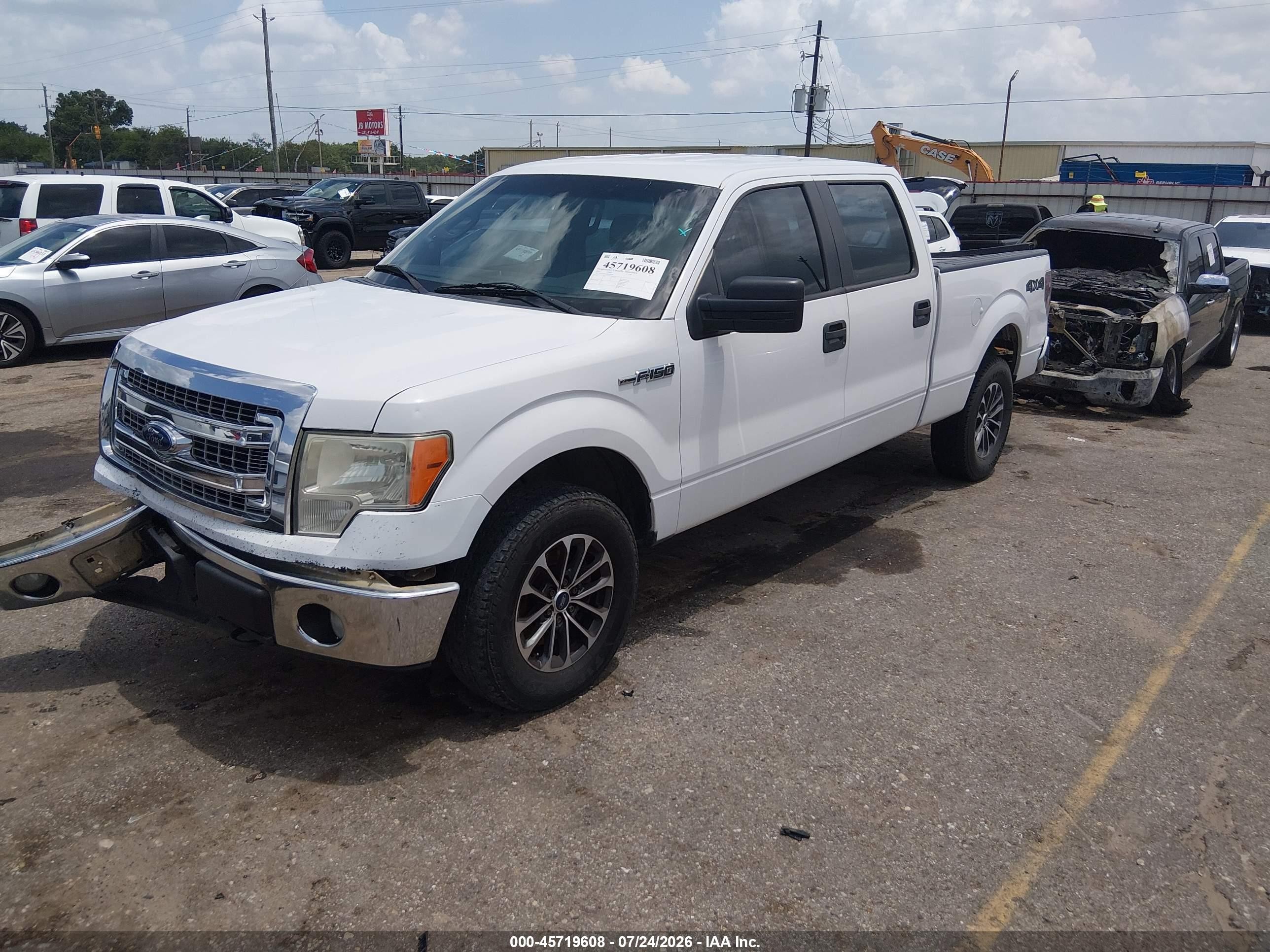 2014 Ford F-150 Xl Белый vin: 1FTFW1EFXEKD99099