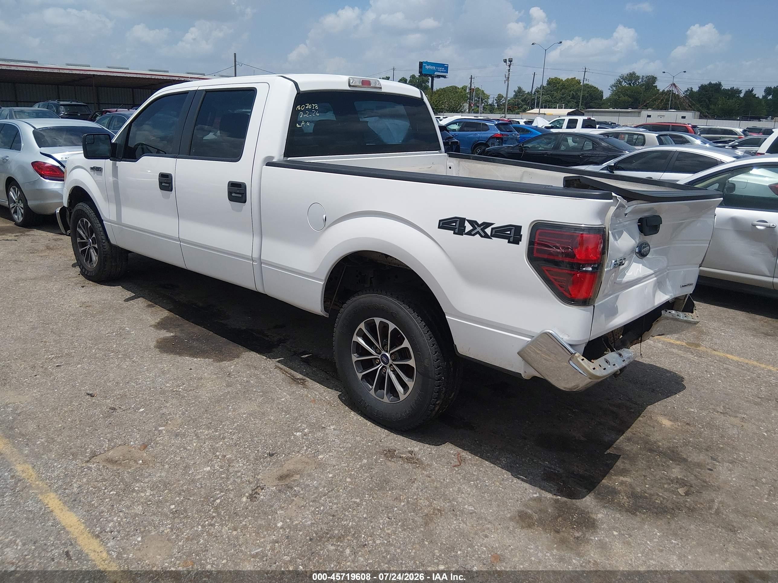 2014 Ford F-150 Xl Белый vin: 1FTFW1EFXEKD99099