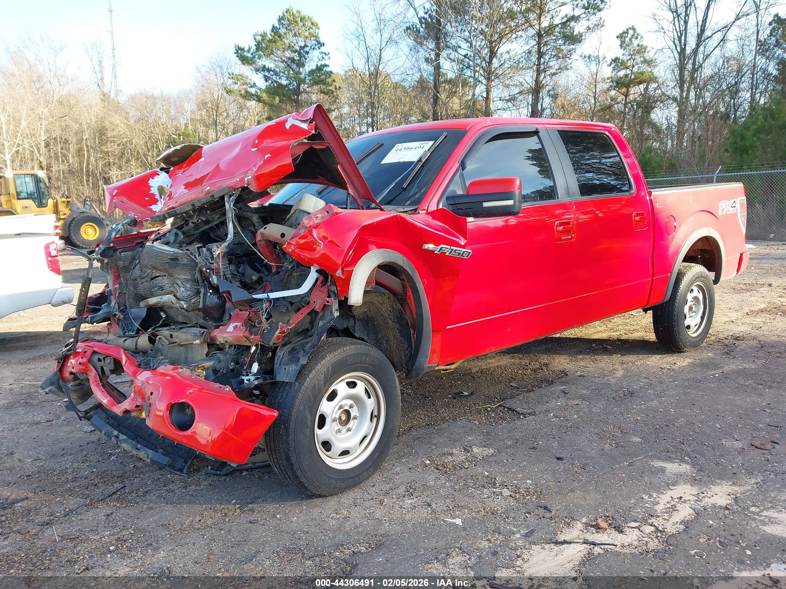 2014 Ford F-150 Fx4 Red vin: 1FTFW1EFXEKE42601