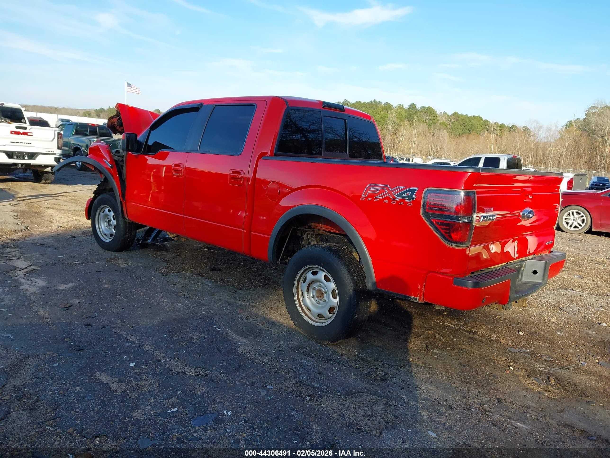 2014 Ford F-150 Fx4 Red vin: 1FTFW1EFXEKE42601