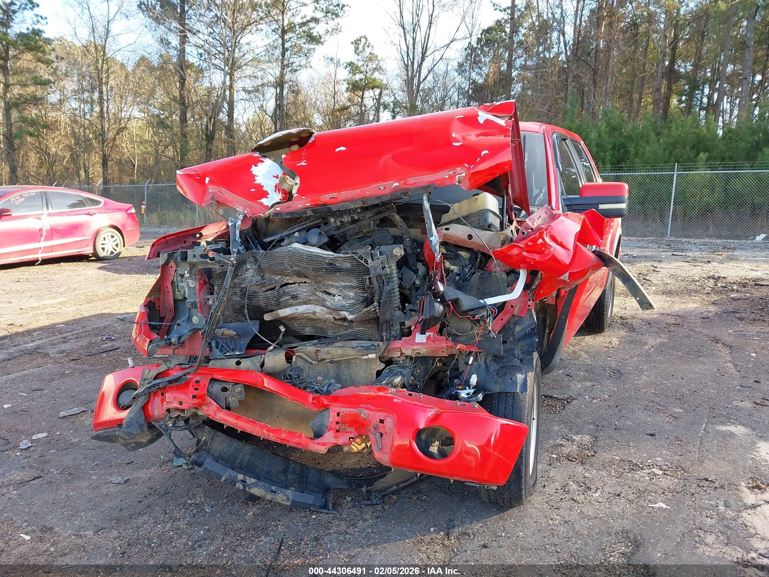2014 Ford F-150 Fx4 Red vin: 1FTFW1EFXEKE42601