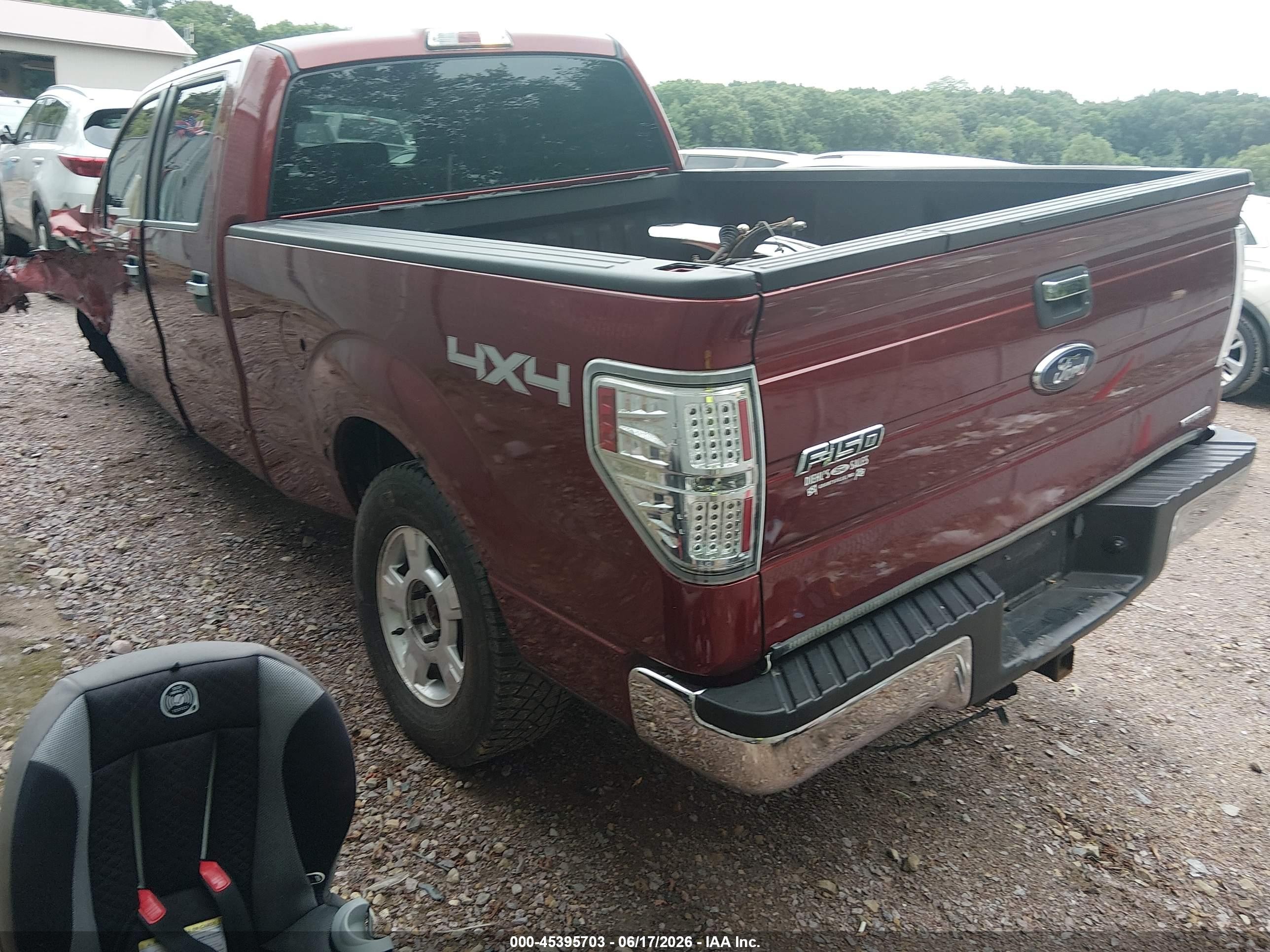 2014 Ford F-150 Xlt Maroon vin: 1FTFW1EFXEKF34226