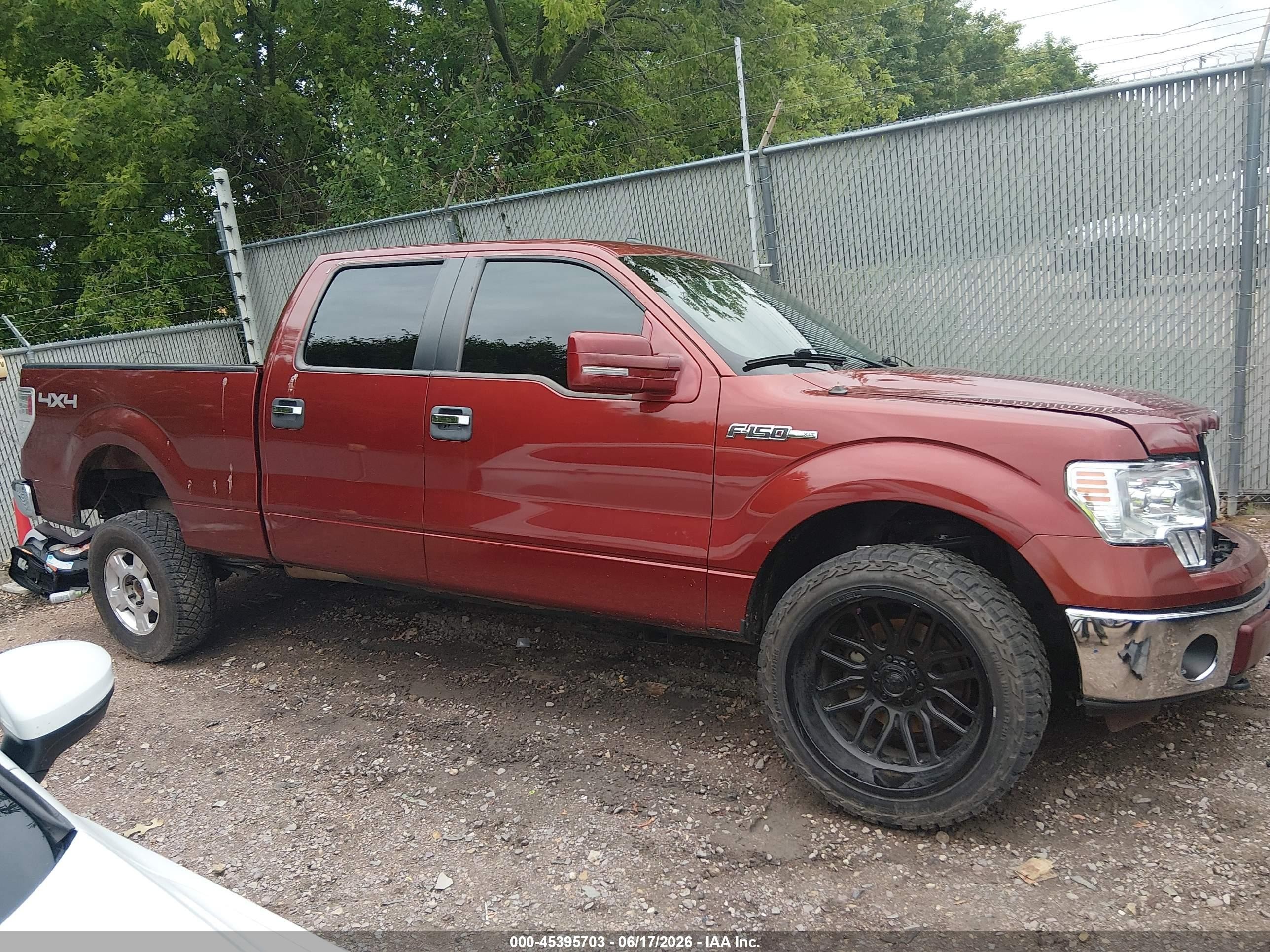 2014 Ford F-150 Xlt Maroon vin: 1FTFW1EFXEKF34226