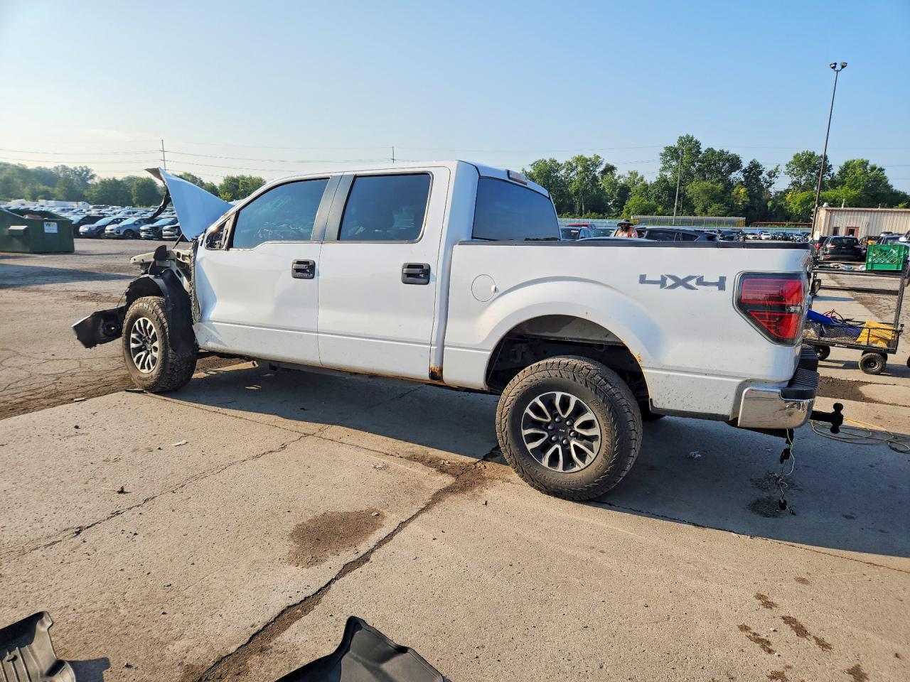 2014 Ford F150 Supercrew White vin: 1FTFW1EFXEKG25500