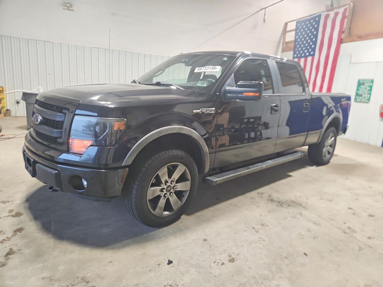 2014 Ford F150 Supercrew Черный vin: 1FTFW1EFXEKG56049