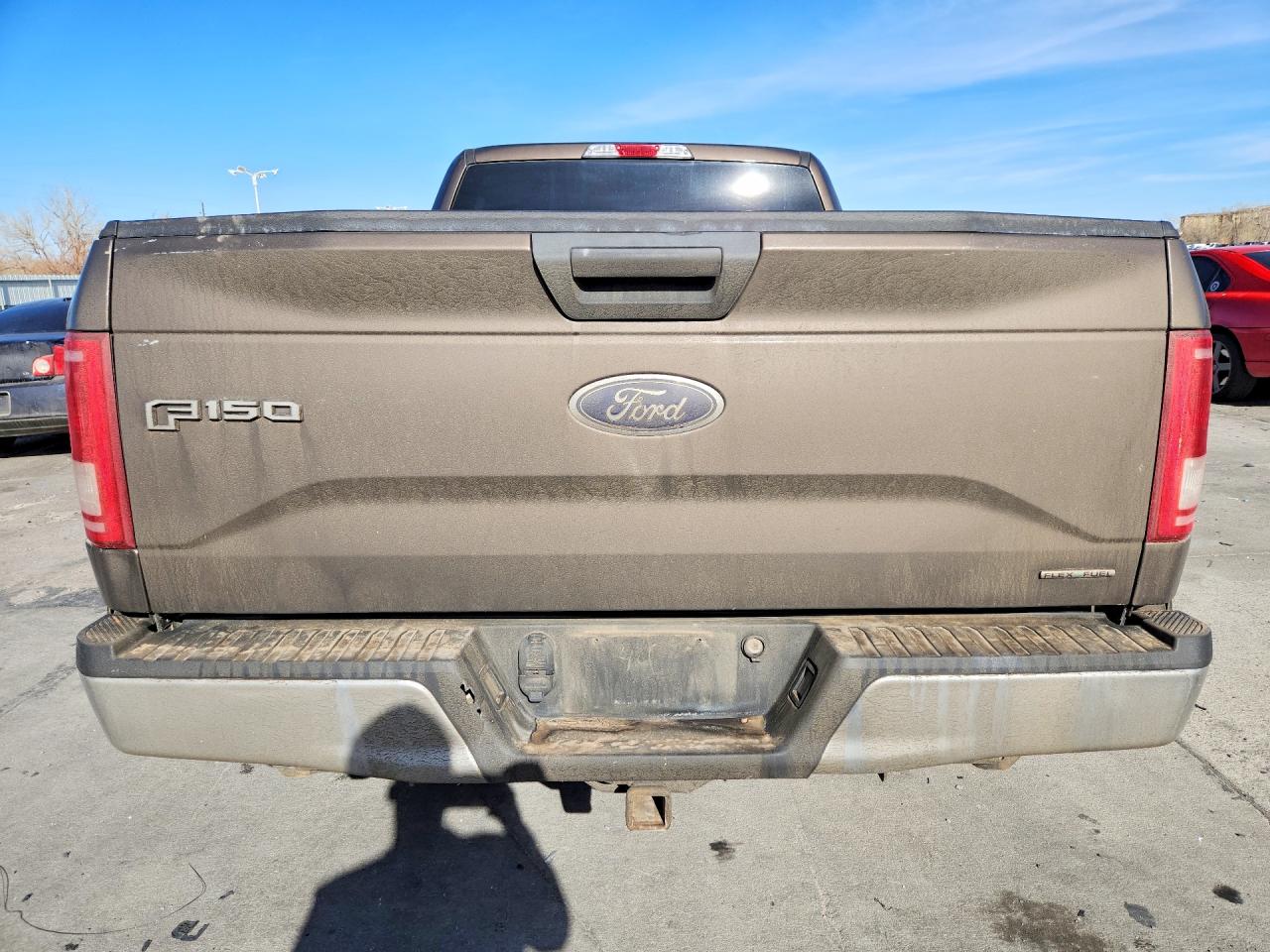 2015 Ford F150 Supercrew Brown vin: 1FTFW1EFXFFB49324