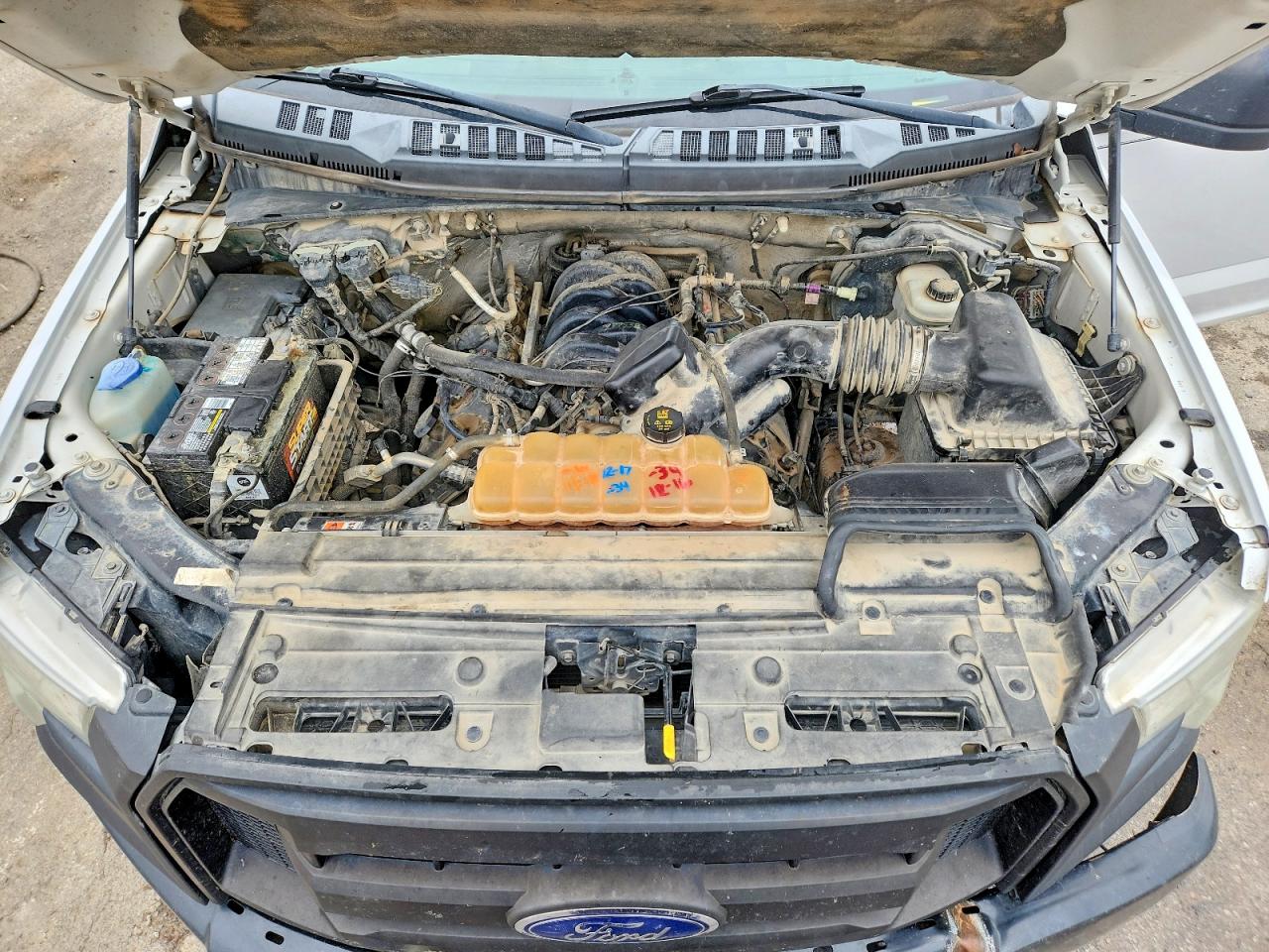 2015 Ford F150 Supercrew White vin: 1FTFW1EFXFKD84202