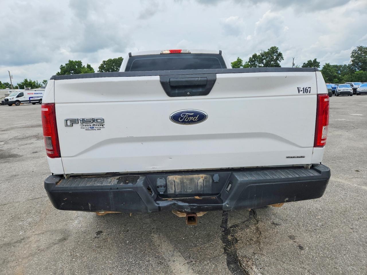 2015 Ford F150 Supercrew White vin: 1FTFW1EFXFKD84202
