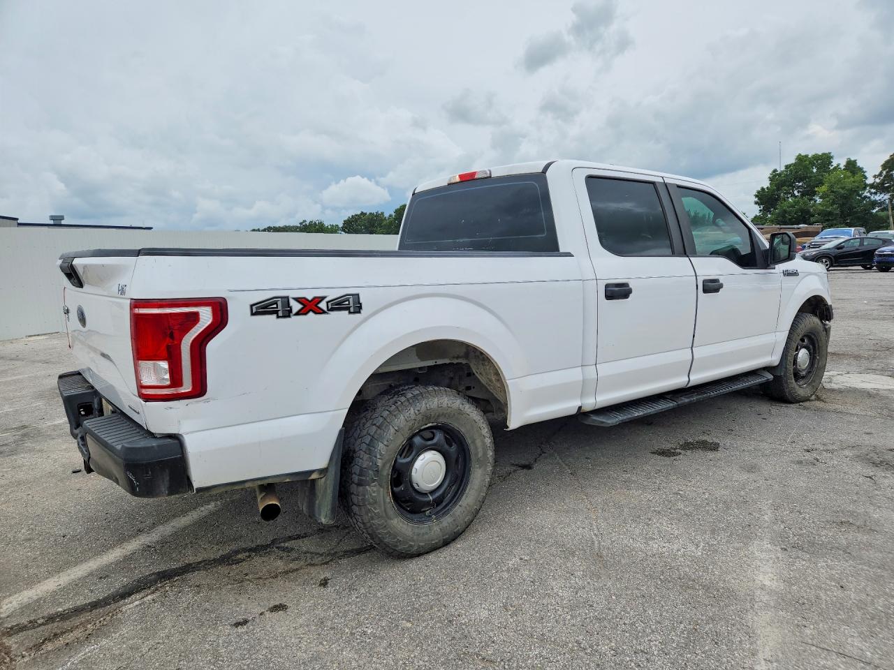 2015 Ford F150 Supercrew White vin: 1FTFW1EFXFKD84202