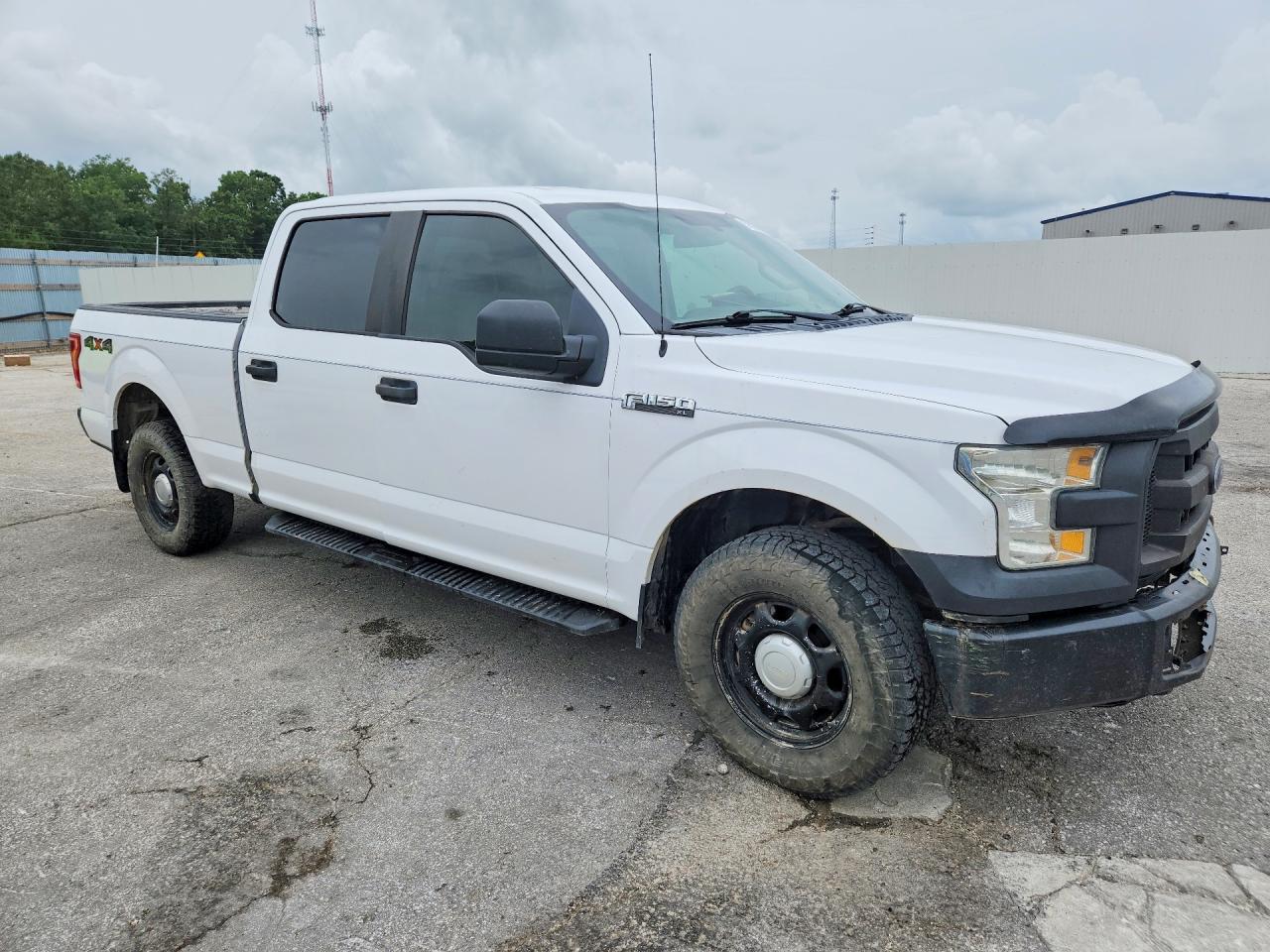 2015 Ford F150 Supercrew White vin: 1FTFW1EFXFKD84202