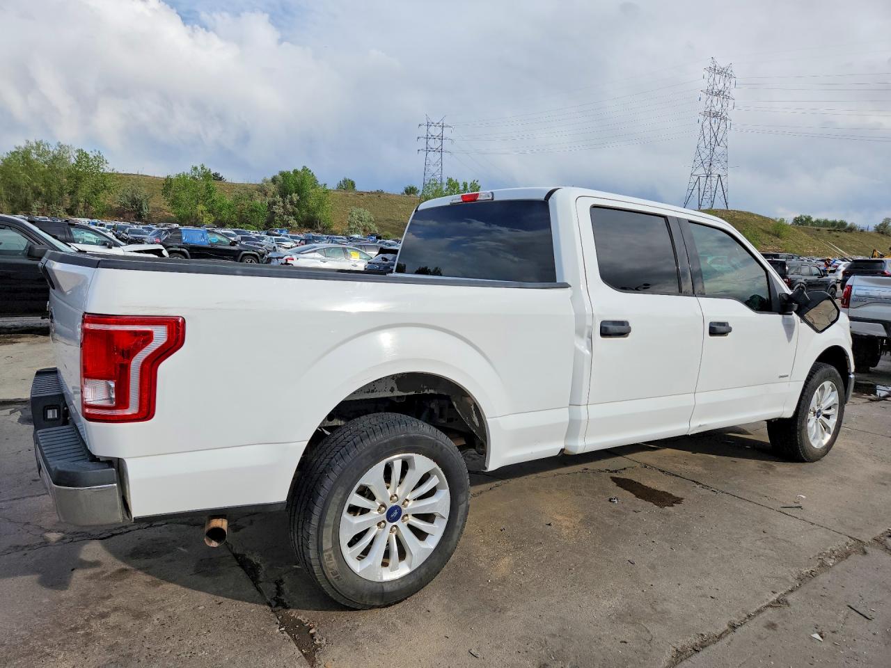 2015 Ford F150 Supercrew Белый vin: 1FTFW1EG0FFA25202