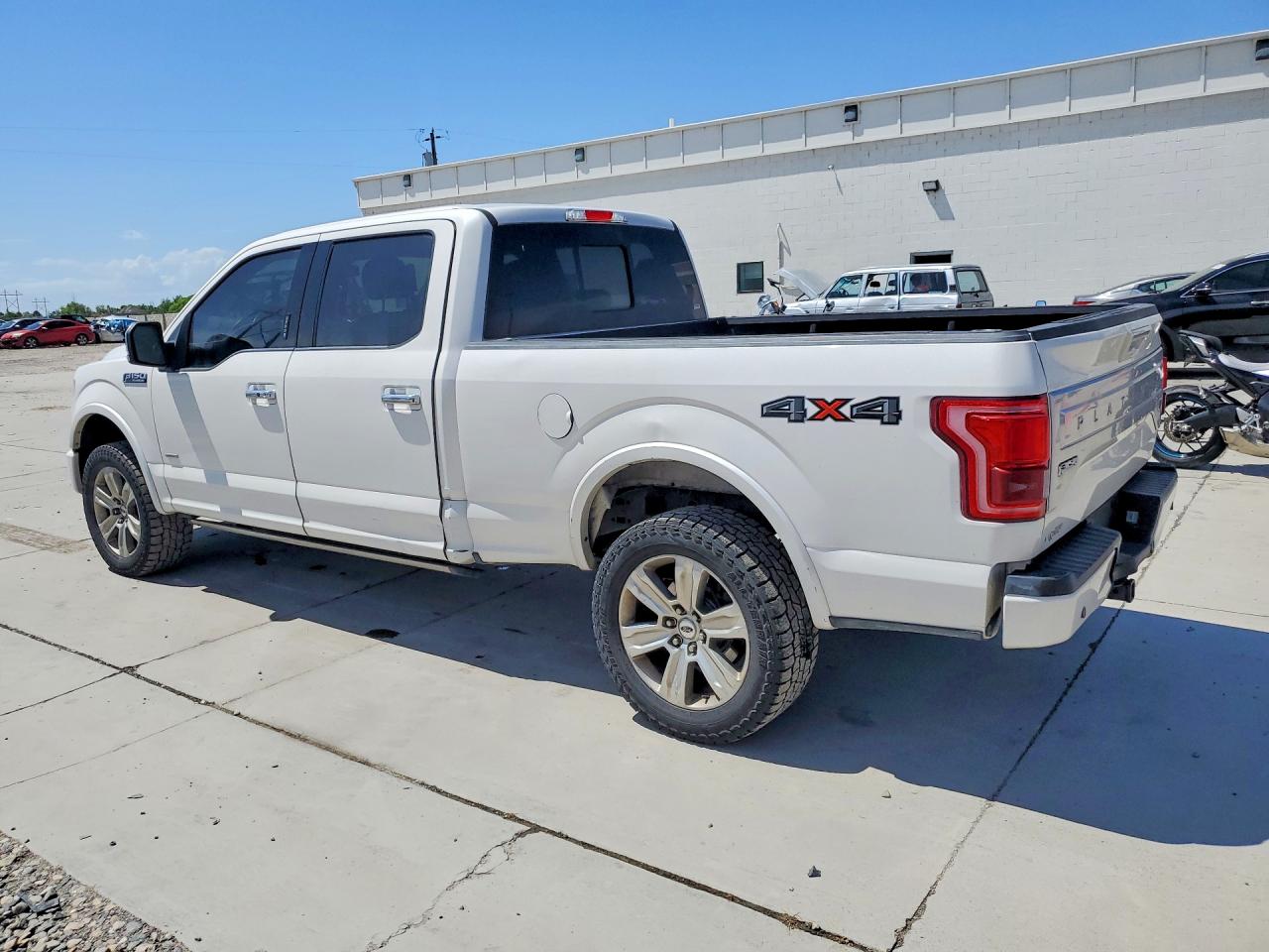 2015 Ford F-150 White vin: 1FTFW1EG0FFB44352