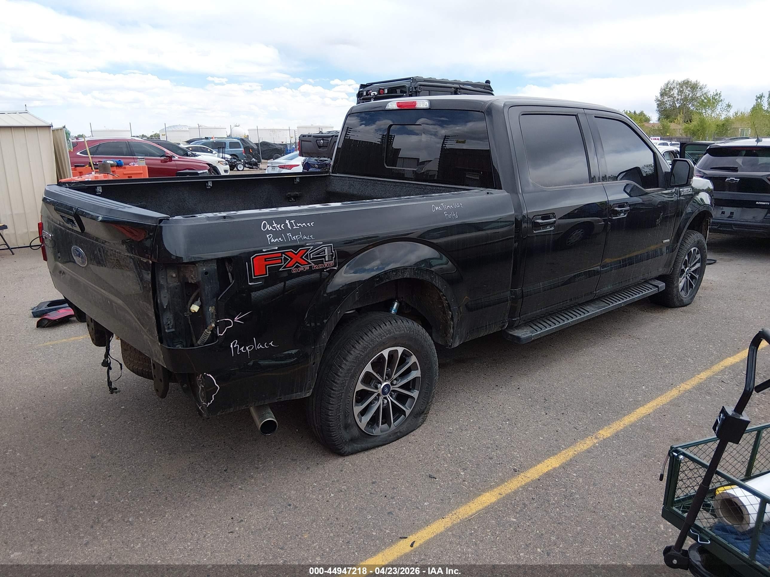 2015 Ford F-150 Lariat Black vin: 1FTFW1EG0FFC17090