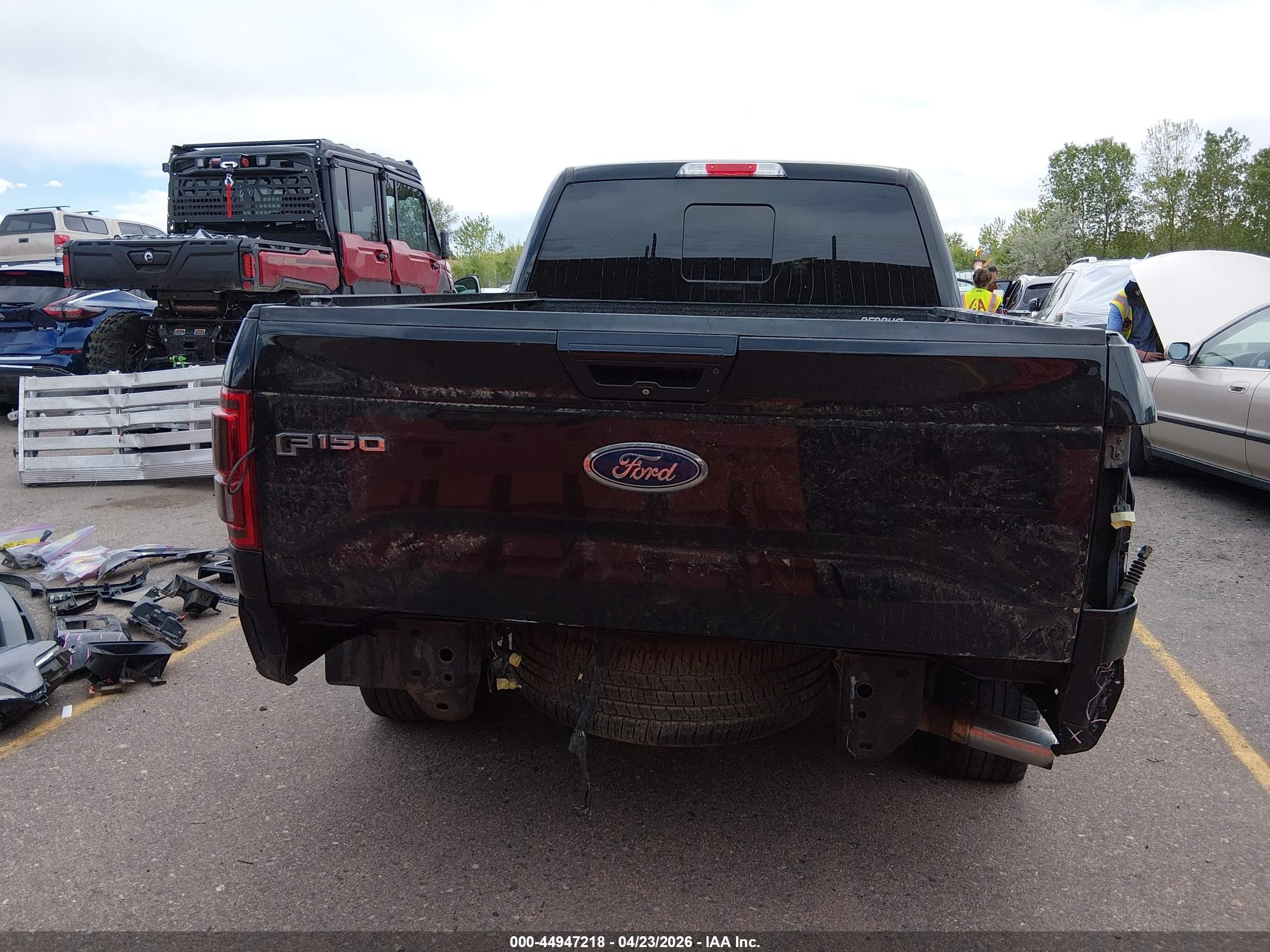 2015 Ford F-150 Lariat Black vin: 1FTFW1EG0FFC17090
