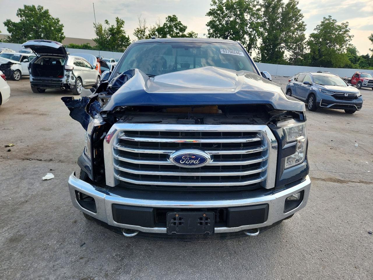 2015 Ford F150 Supercrew Blue vin: 1FTFW1EG1FFC72423