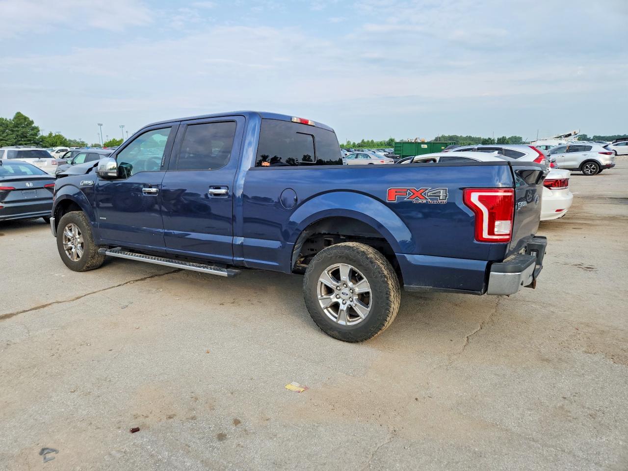 2015 Ford F150 Supercrew Blue vin: 1FTFW1EG1FFC72423