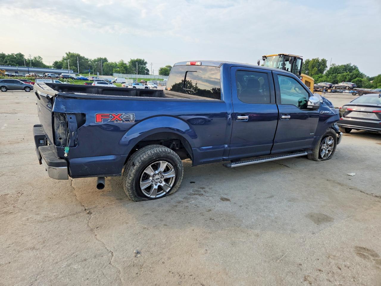 2015 Ford F150 Supercrew Blue vin: 1FTFW1EG1FFC72423