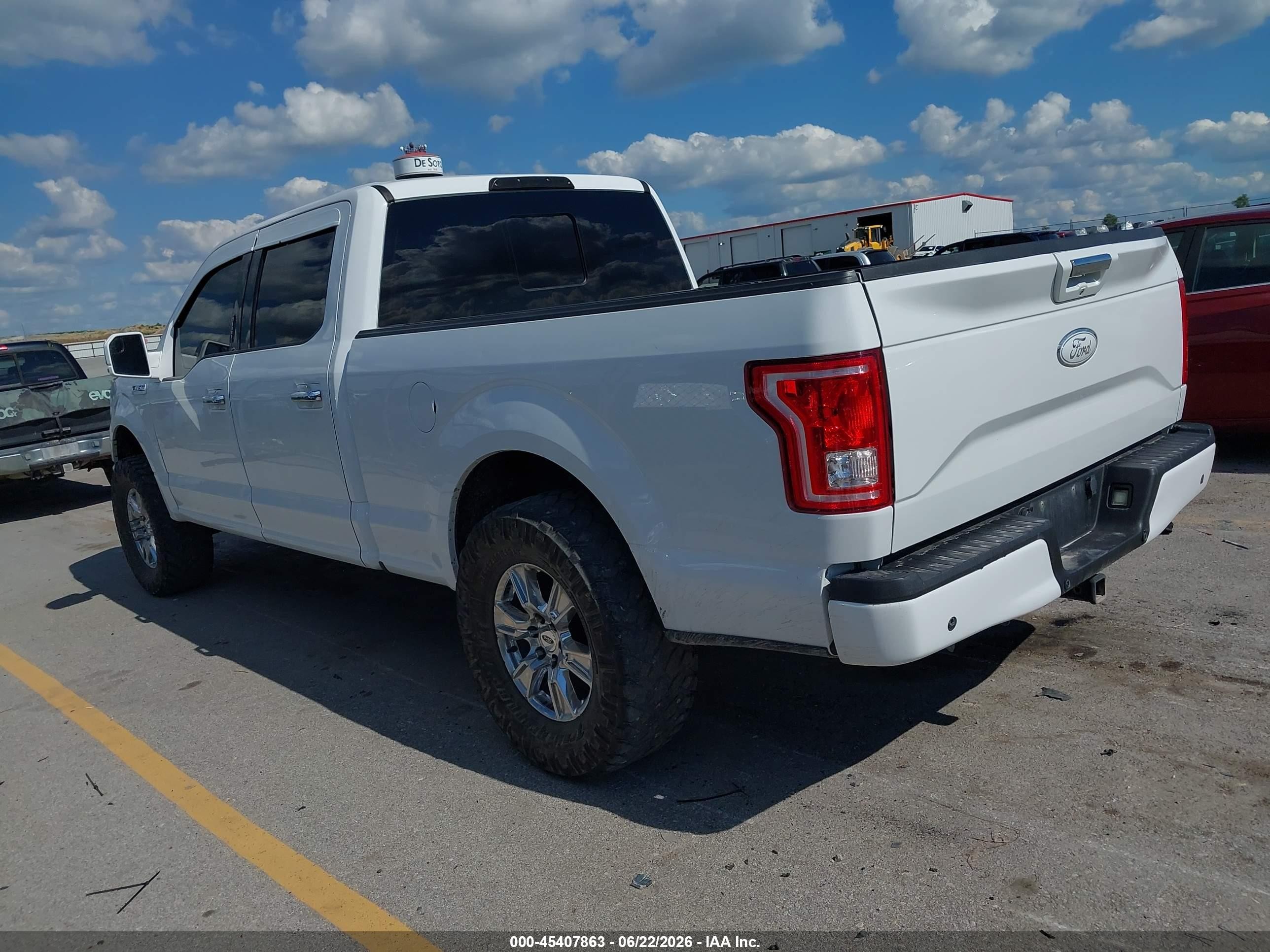 2015 Ford F-150 King Ranch/lariat/platinum/xl/xlt White vin: 1FTFW1EG1FFC94339